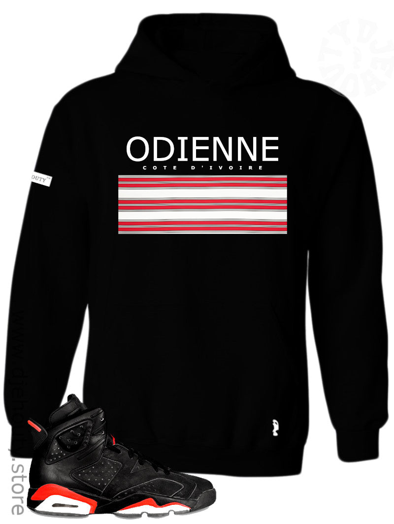 HOODIE ODIENNE PAGNE DABALA ROUGE