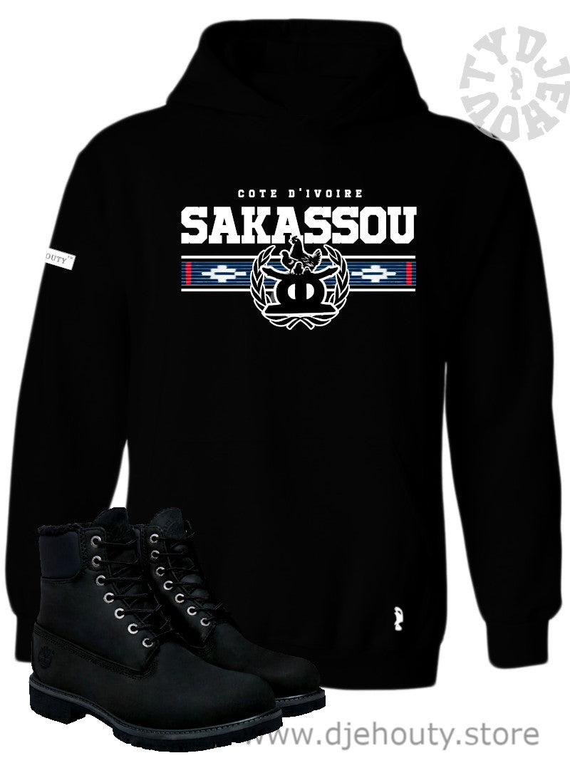 HOODIE SAKASSOU SYMBOLE COUR ROYAL