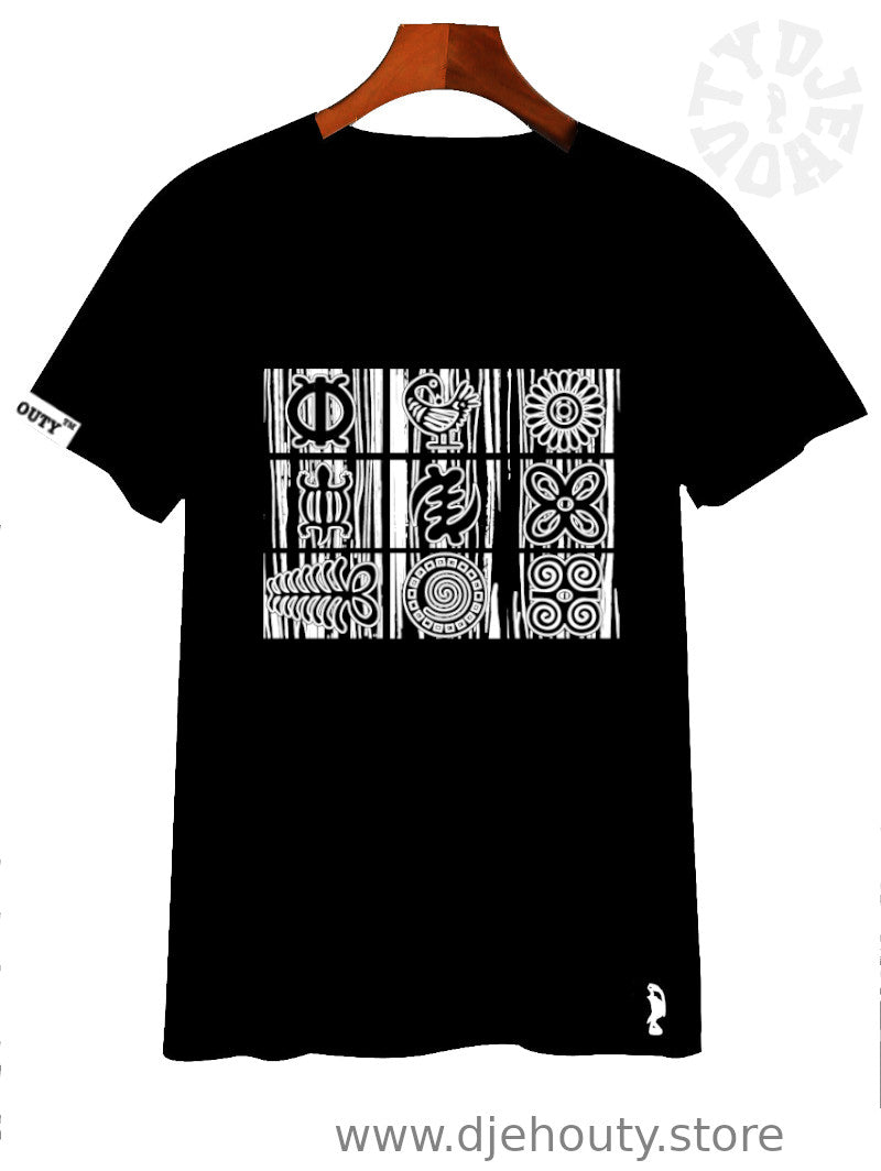 TSHIRT SYMBOLES AKANS ADINGRA
