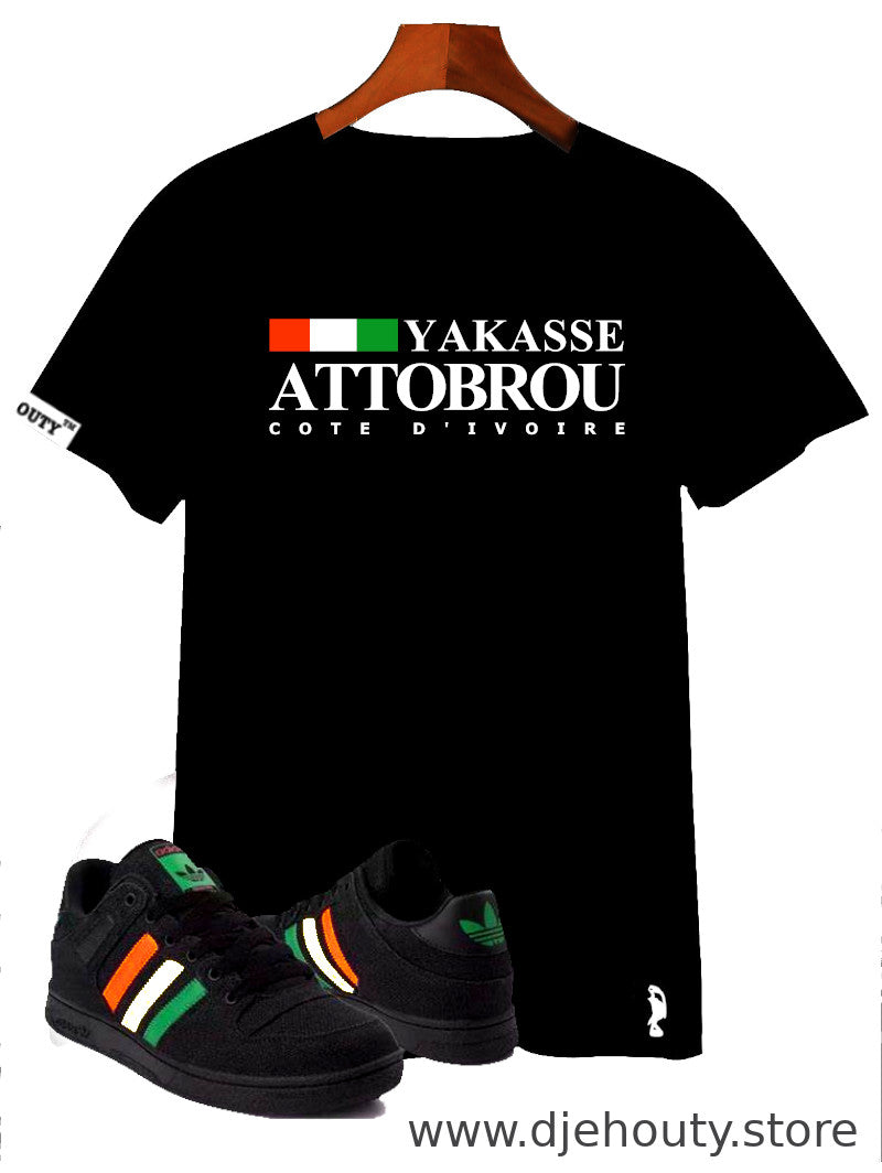 TSHIRT YAKASSE ATTOBROU DRAPEAU