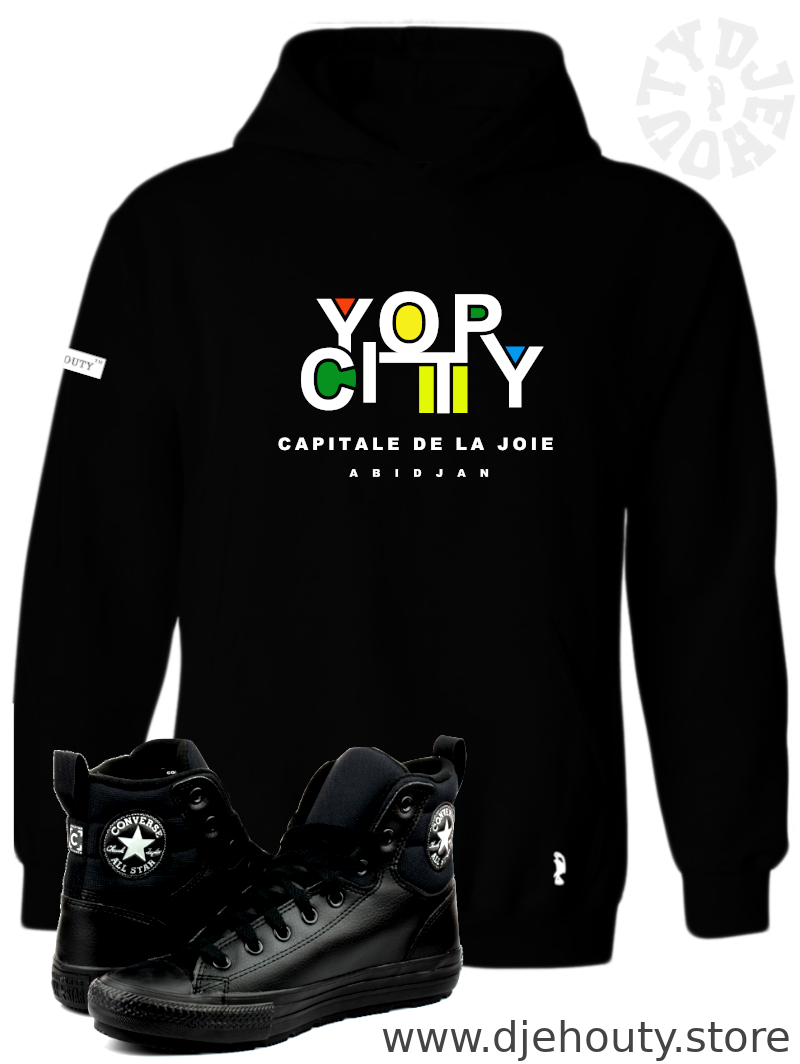 HOODIE YOPOUGON YOP CITY CAPITALE DE LA JOIE