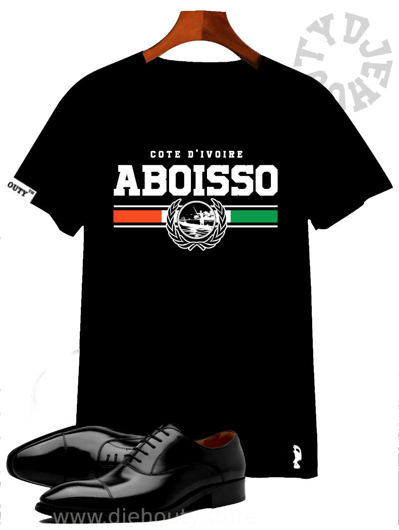 TSHIRT ABOISSO BANDE TRICOLORE