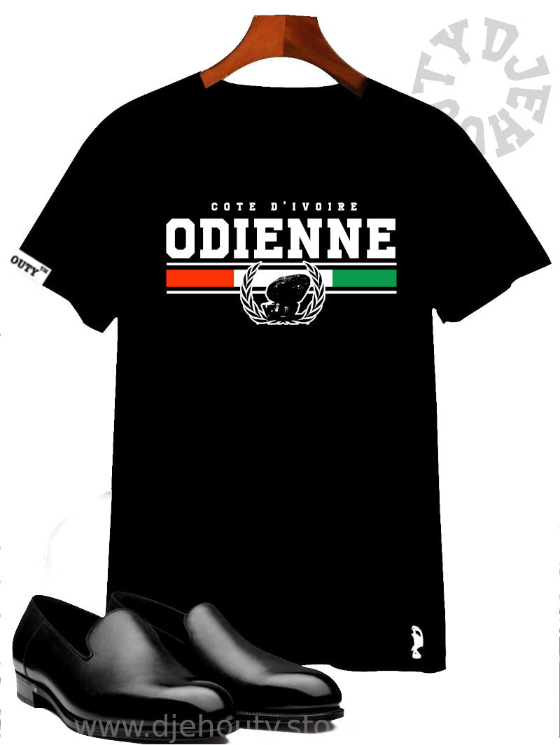 TSHIRT ODIENNE BANDE TRICOLORE