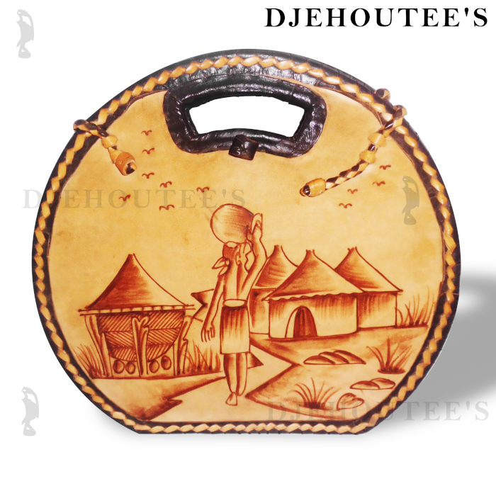 SAC RUSTIQUE EN CUIR AVEC SANGLE