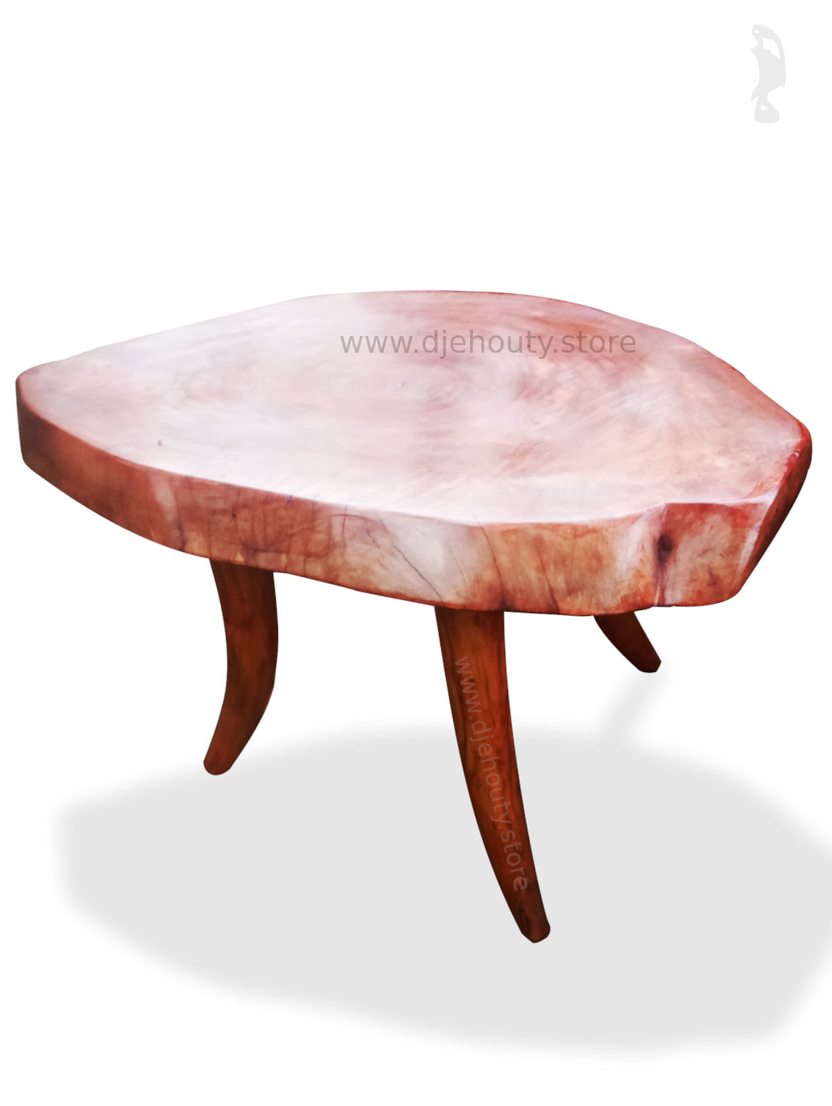 TABLE BASSE SALON TRANCHE DE TRONC BOIS MASSIF