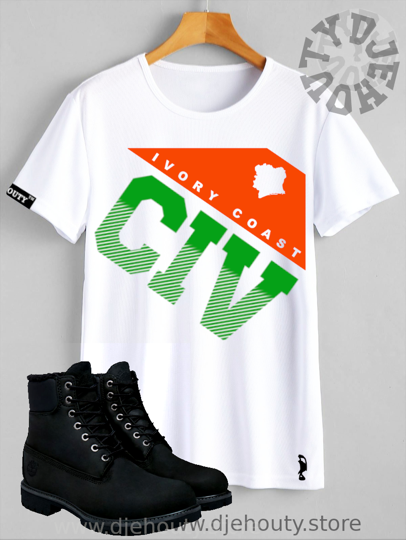 TSHIRT CIV  TRIANGLE ORANGE