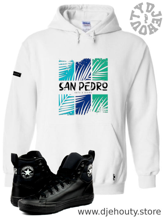 HOODIE SAN PEDRO FEUILLES DE COCOTIERS