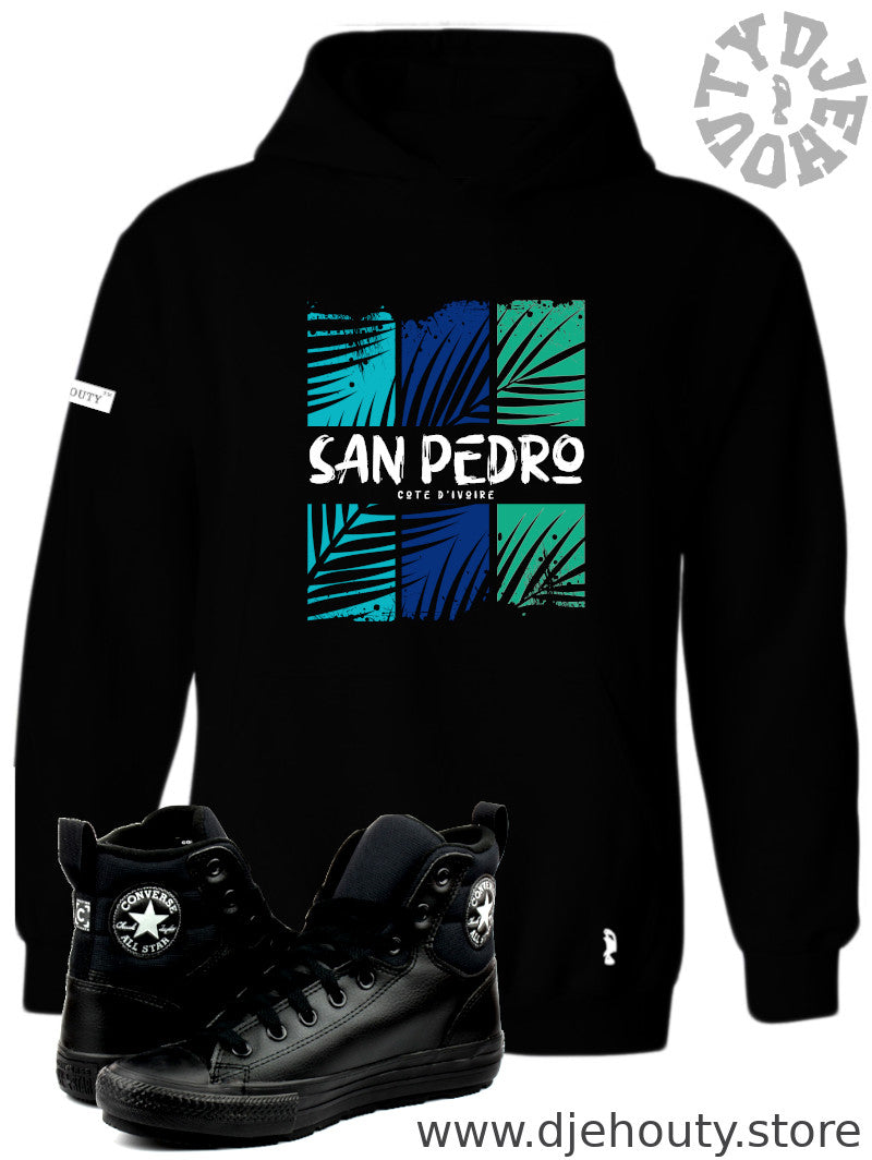 HOODIE SAN PEDRO FEUILLES DE COCOTIERS