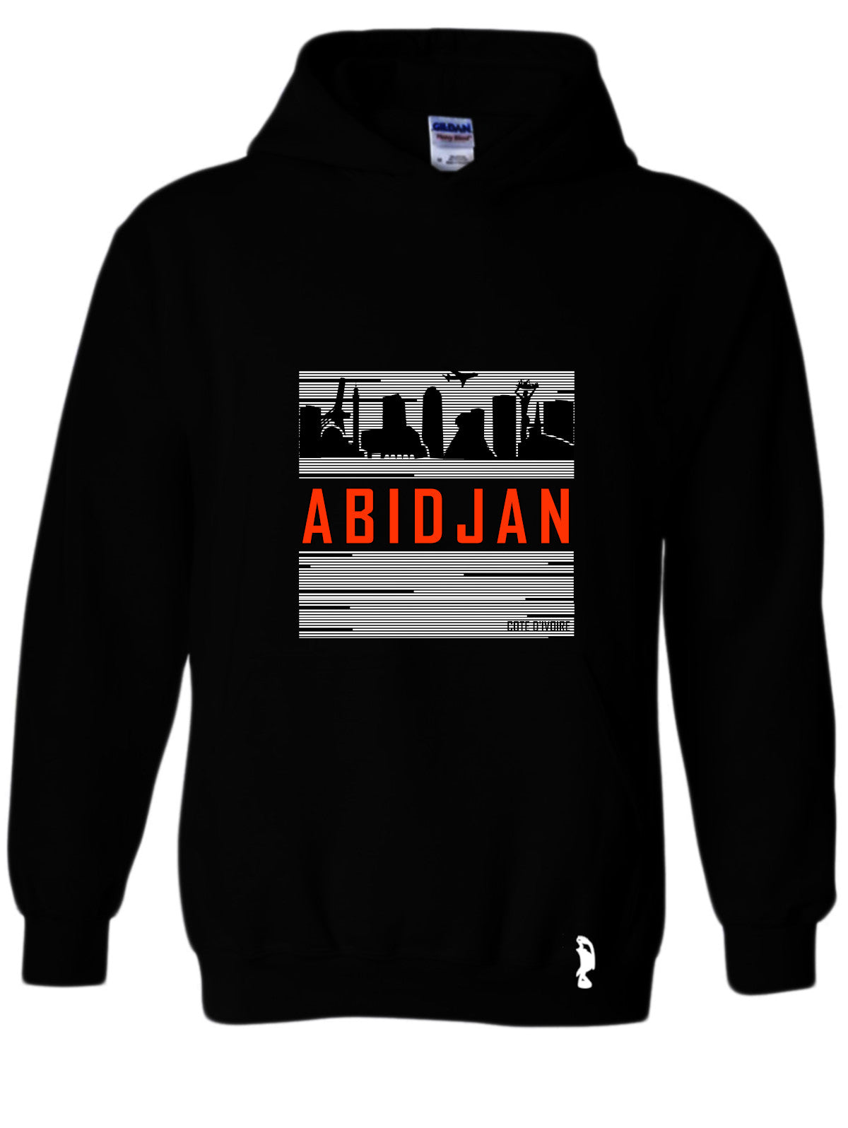 HOODIE ABIDJAN BUILDINGS LIGNES