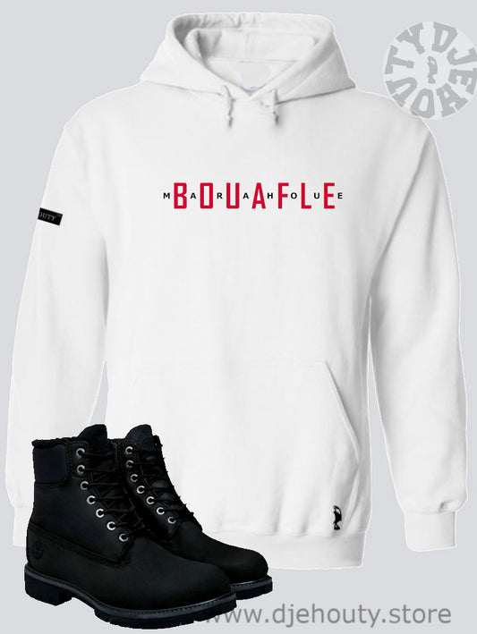 HOODIE BOUAFLE MARAHOUE ROUGE