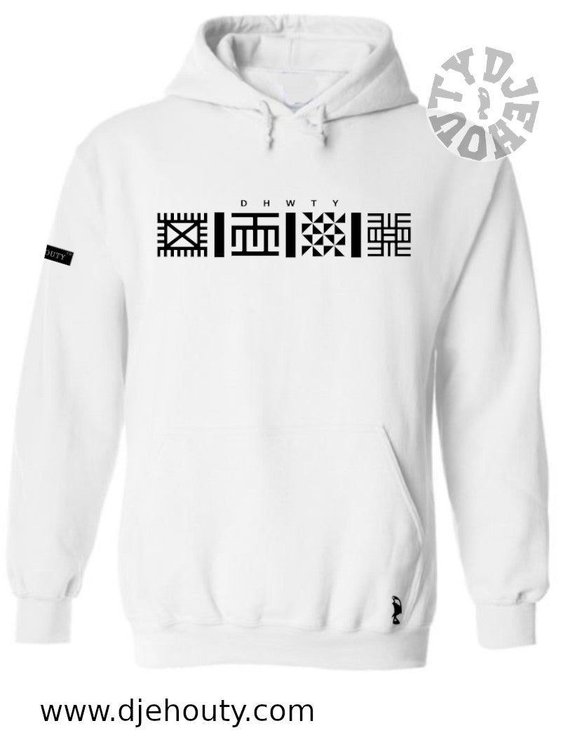 HOODIE DHWTY SYMBOLES AKANS ADINKRA