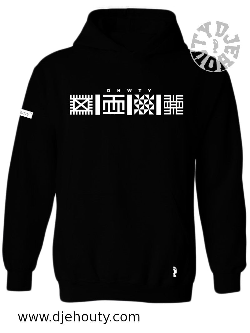 HOODIE DHWTY SYMBOLES AKANS ADINKRA