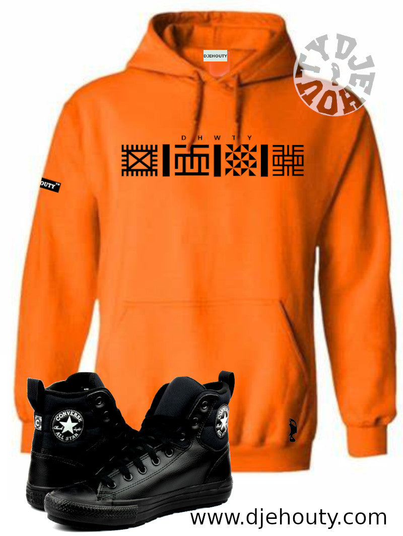 HOODIE DHWTY SYMBOLES AKANS ADINKRA