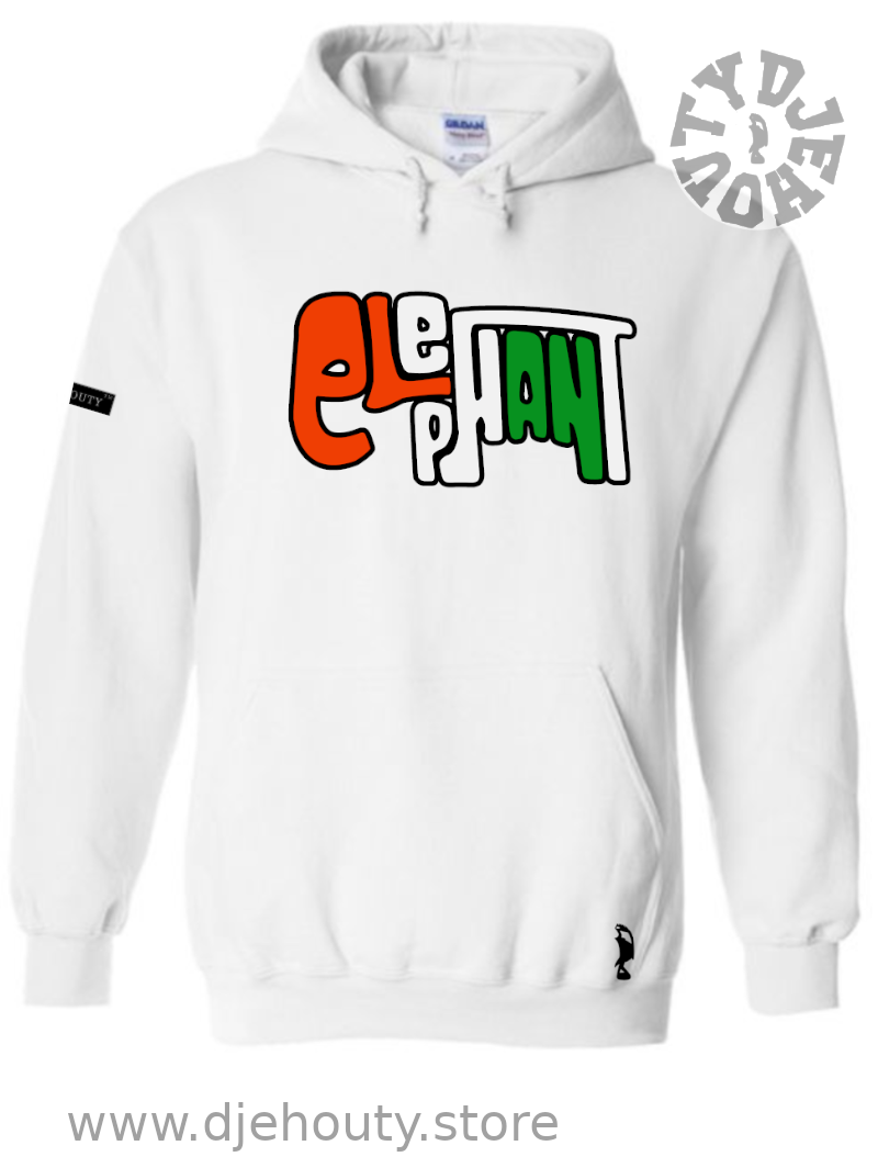 HOODIE ELEPHANT TEXTE