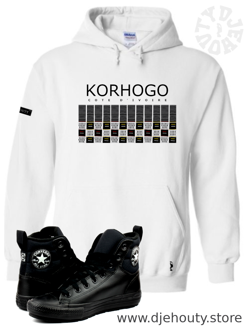 HOODIE KORHOGO PAGNE SENOUFO COTE D'IVOIRE