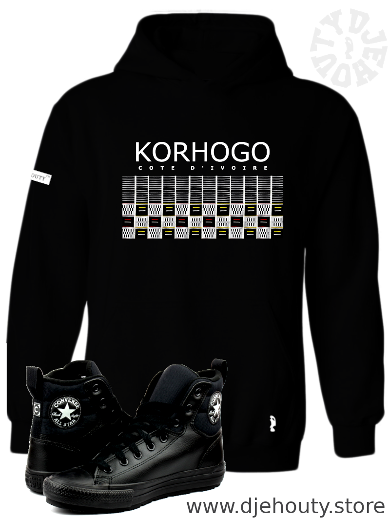 HOODIE KORHOGO PAGNE SENOUFO COTE D'IVOIRE