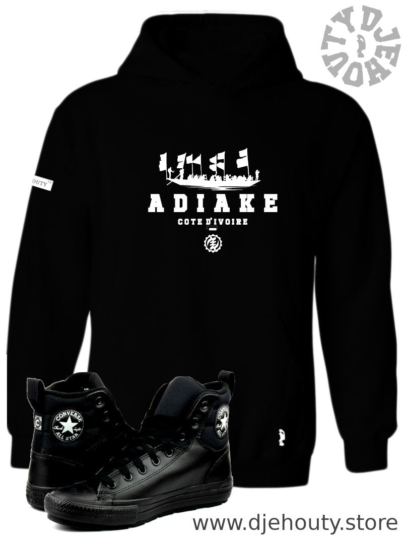 HOODIE ADIAKE SYMBOLE ADINKRA COTE D'IVOIRE