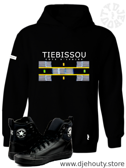 HOODIE TIEBISSOU PAGNE BAOULE COTE D'IVOIRE