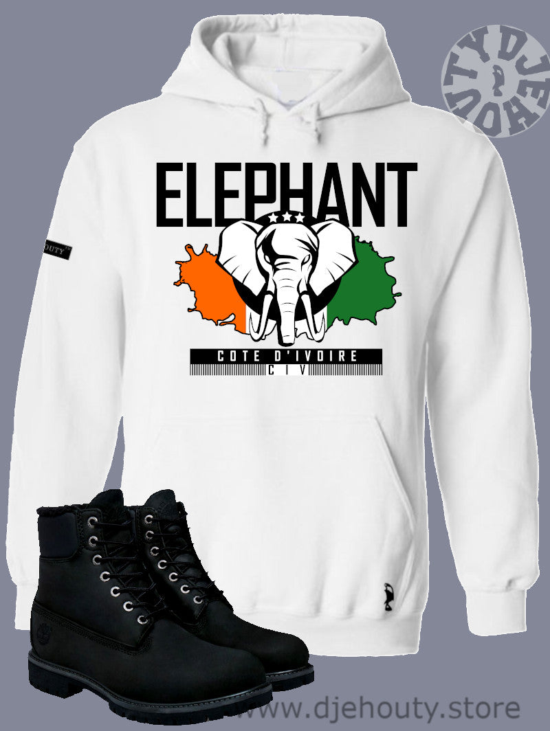 HOODIE ELEPHANT INK