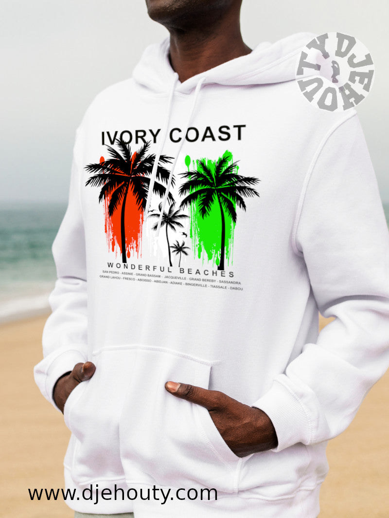 HOODIE IVORY COAST BEACHES