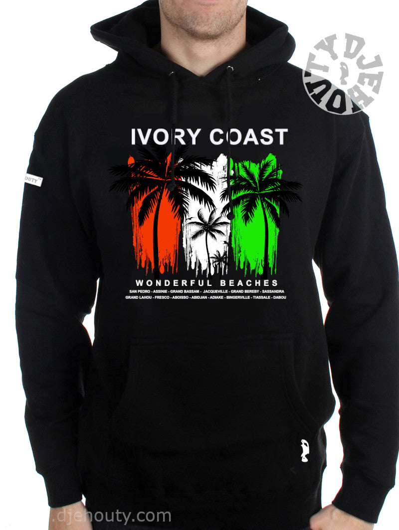 HOODIE IVORY COAST BEACHES