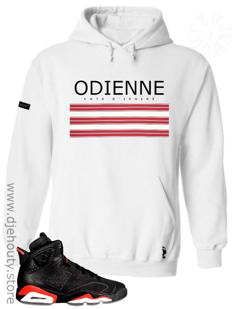 HOODIE ODIENNE PAGNE DABALA ROUGE