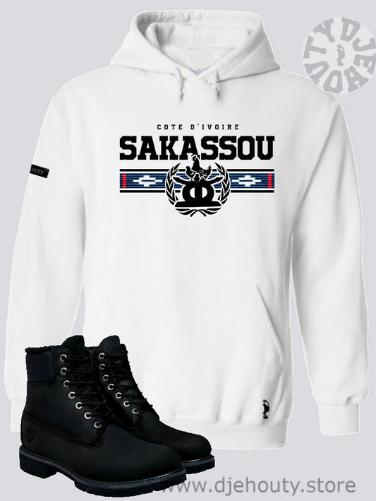 HOODIE SAKASSOU SYMBOLE COUR ROYAL