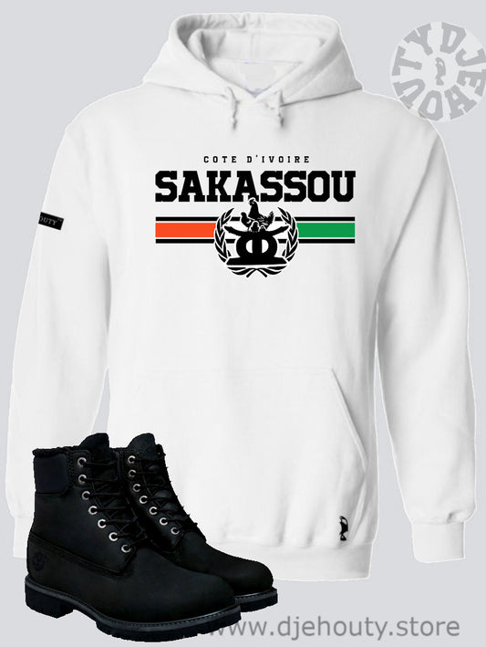 HOODIE SAKASSOU OBV BANDE TRICOLORE