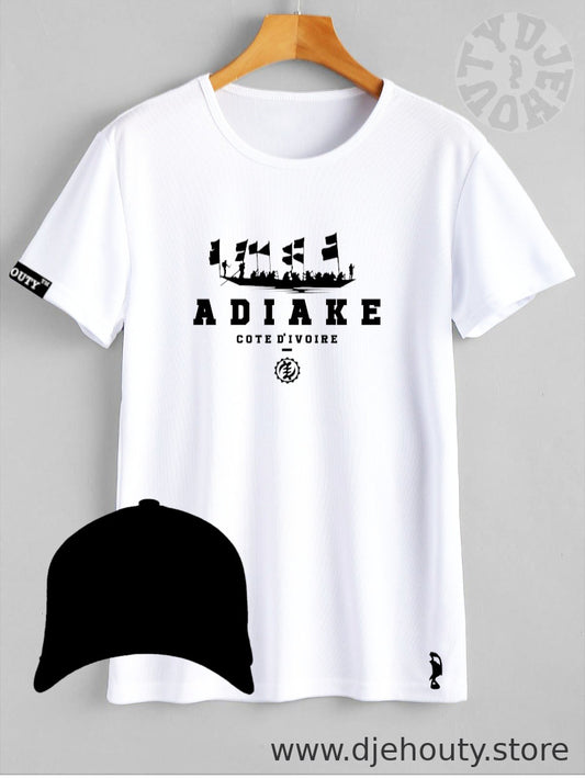 TSHIRT ADIAKE SYMBOLE ADINKRA COTE D'IVOIRE