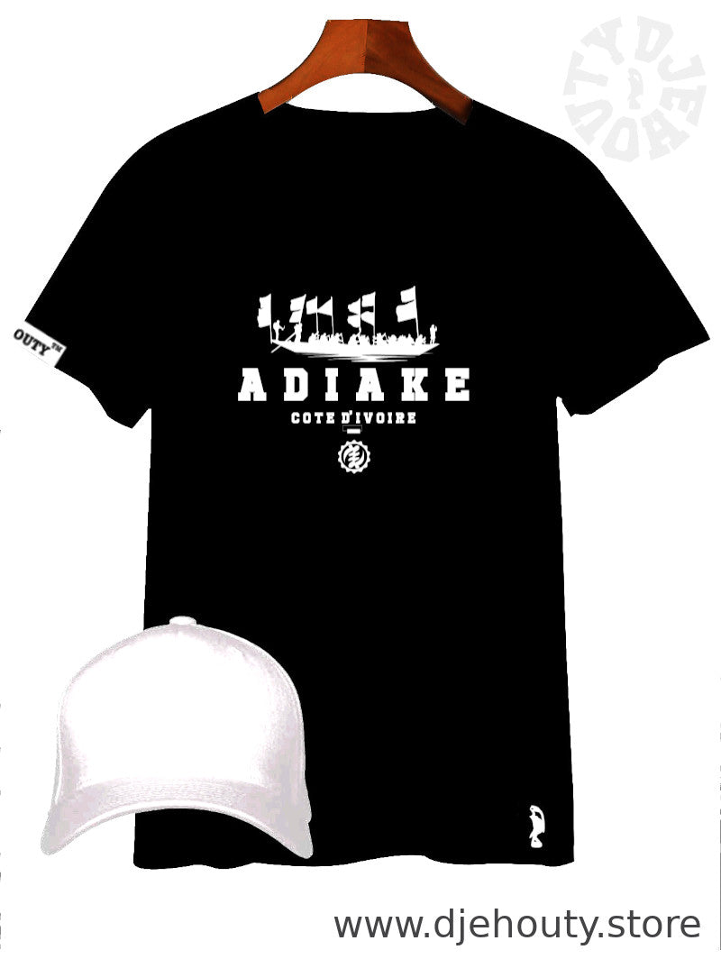 TSHIRT ADIAKE SYMBOLE ADINKRA COTE D'IVOIRE