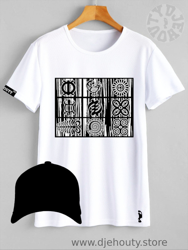 TSHIRT SYMBOLES AKANS ADINGRA