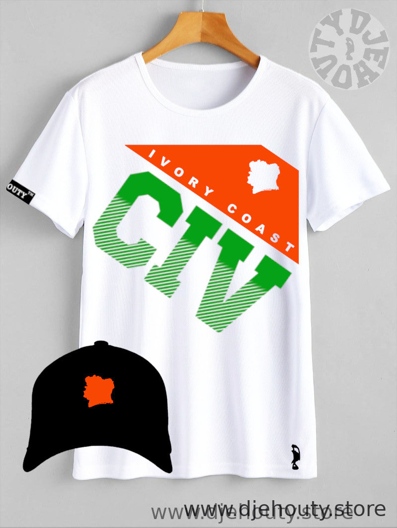 TSHIRT CIV  TRIANGLE ORANGE