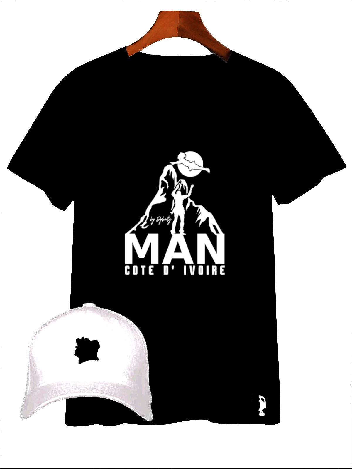 TSHIRT DENT DE MAN BLANC COUTEAUX