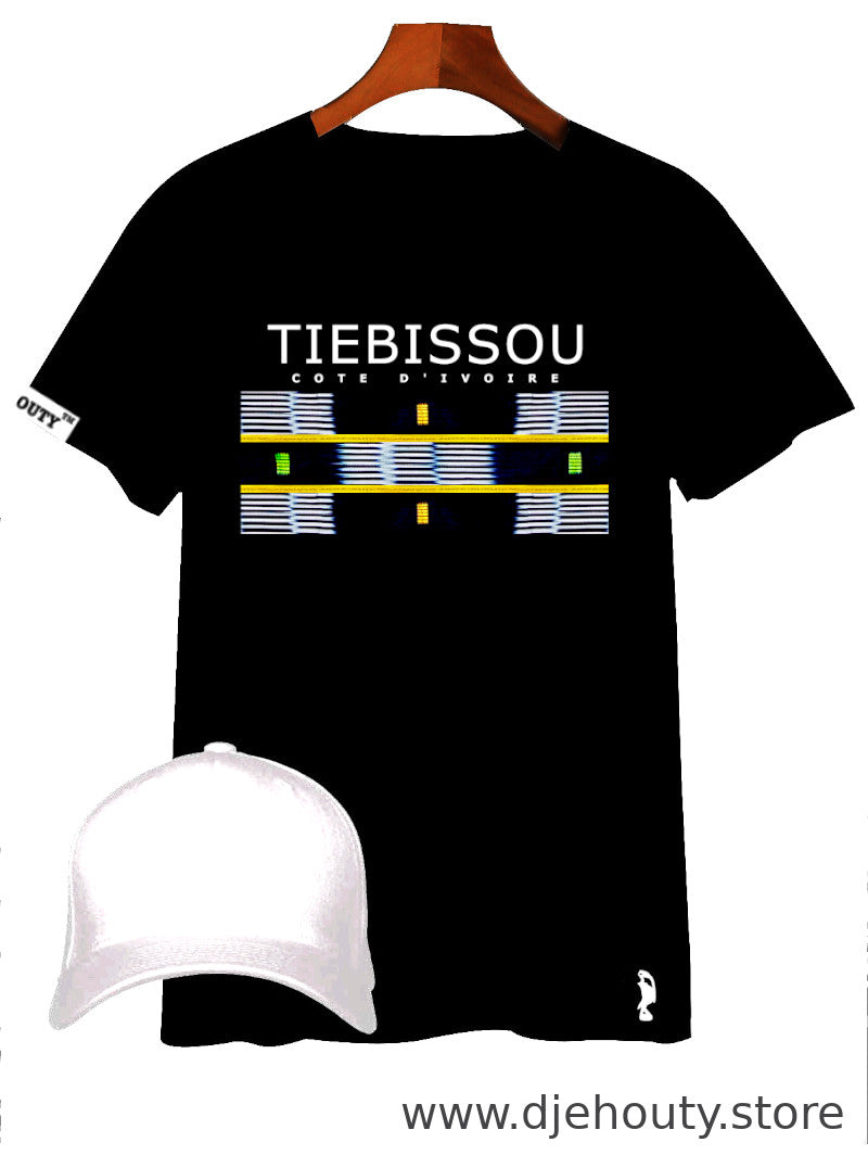 TSHIRT TIEBISSOU PAGNE BAOULE COTE D'IVOIRE