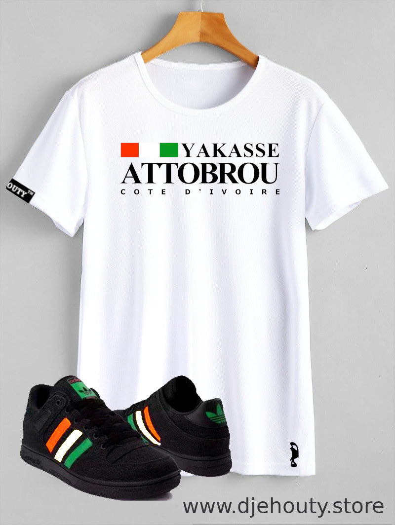 TSHIRT YAKASSE ATTOBROU DRAPEAU