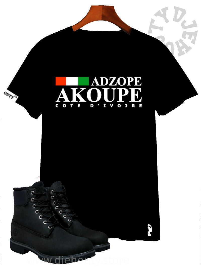 TSHIRT AKOUPE DRAPEAU