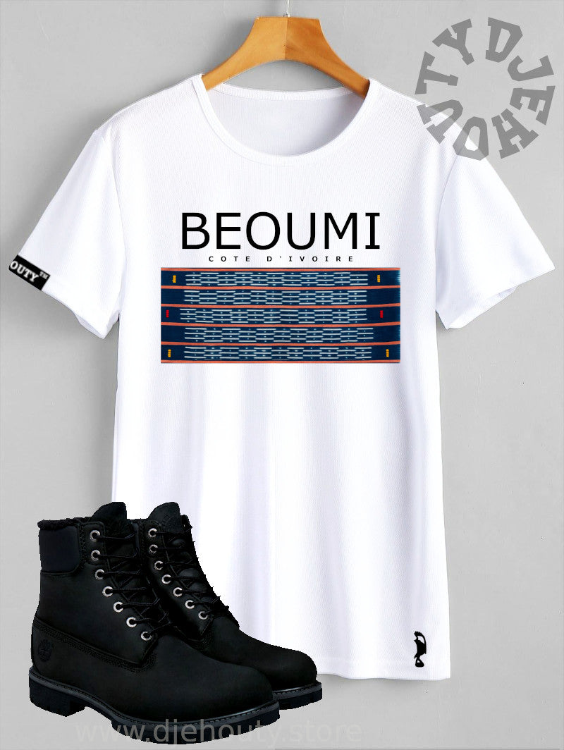 TSHIRT BEOUMI PAGNE BAOULE