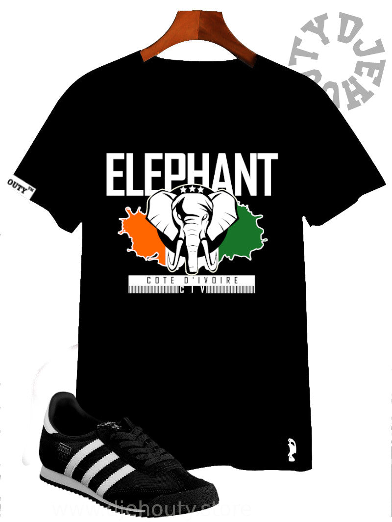 TSHIRT ELEPHANT INK