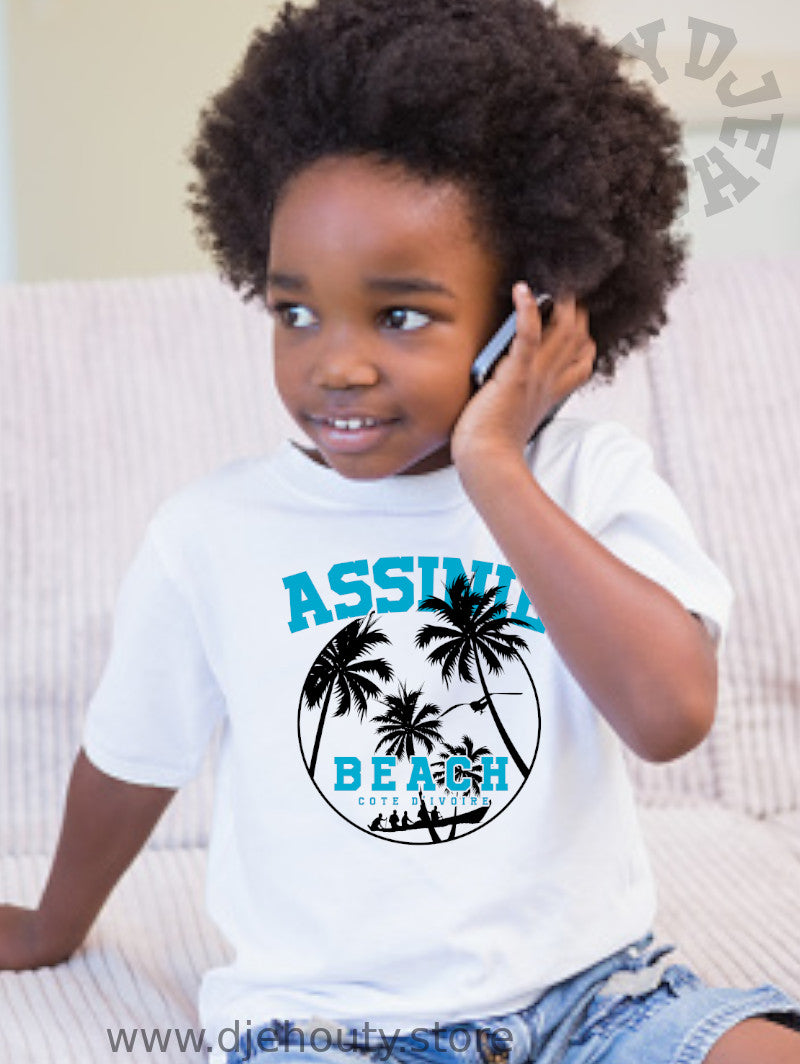 TSHIRT ENFANT ASSINIE BEACH