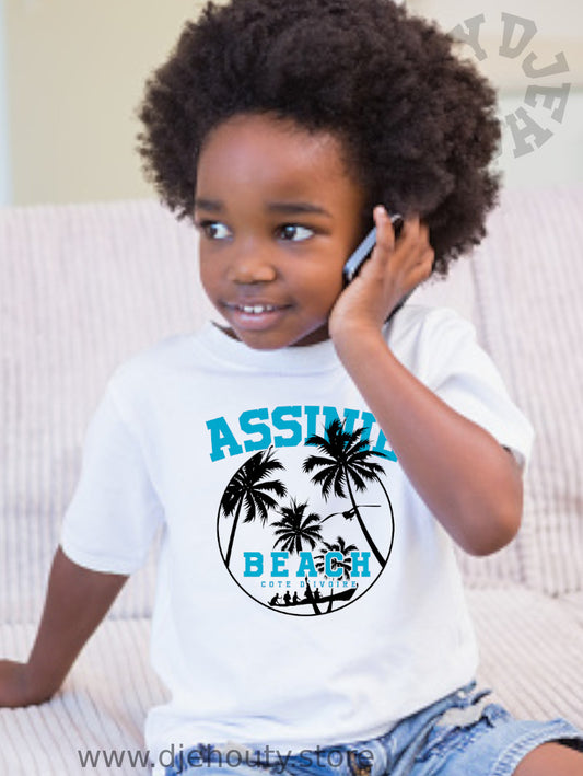 TSHIRT ENFANT ASSINIE BEACH