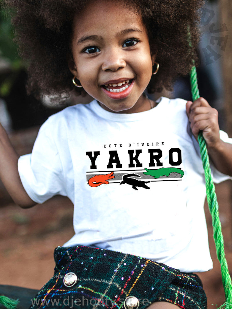 TSHIRT ENFANT TSHIRT YAMOUSSOUKRO CROCODILES