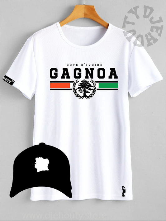 TSHIRT GAGNOA BANDE TRICOLORE
