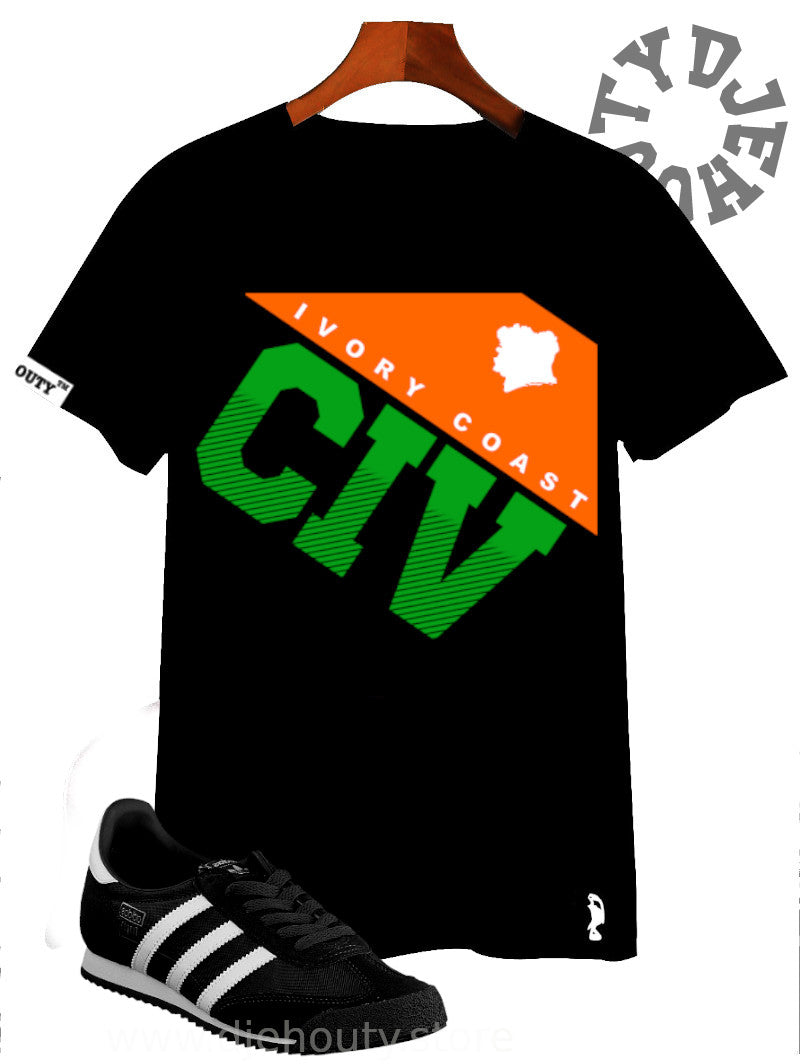 TSHIRT CIV  TRIANGLE ORANGE