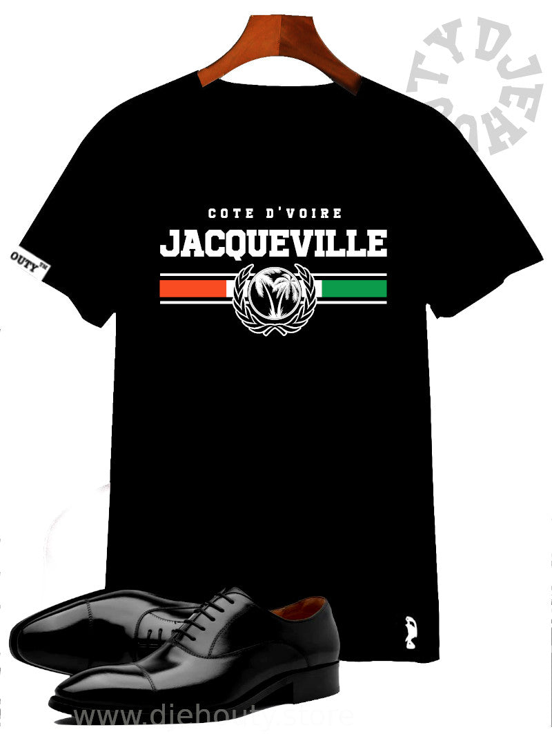 TSHIRT JACQUEVILLE BANDE TRICOLORE