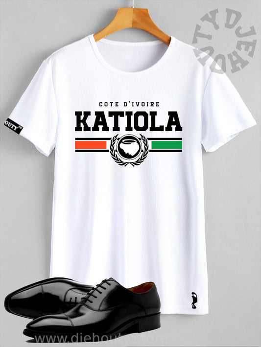 TSHIRT KATIOLA BANDE TRICOLORE
