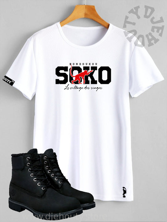 TSHIRT SOKO LE VILLAGE DES SINGES