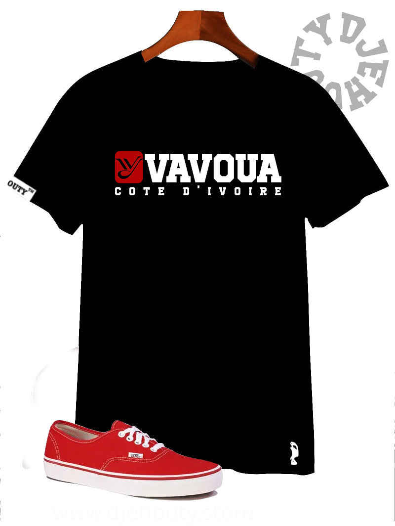 TSHIRT VAVOUA CARRE ROUGE