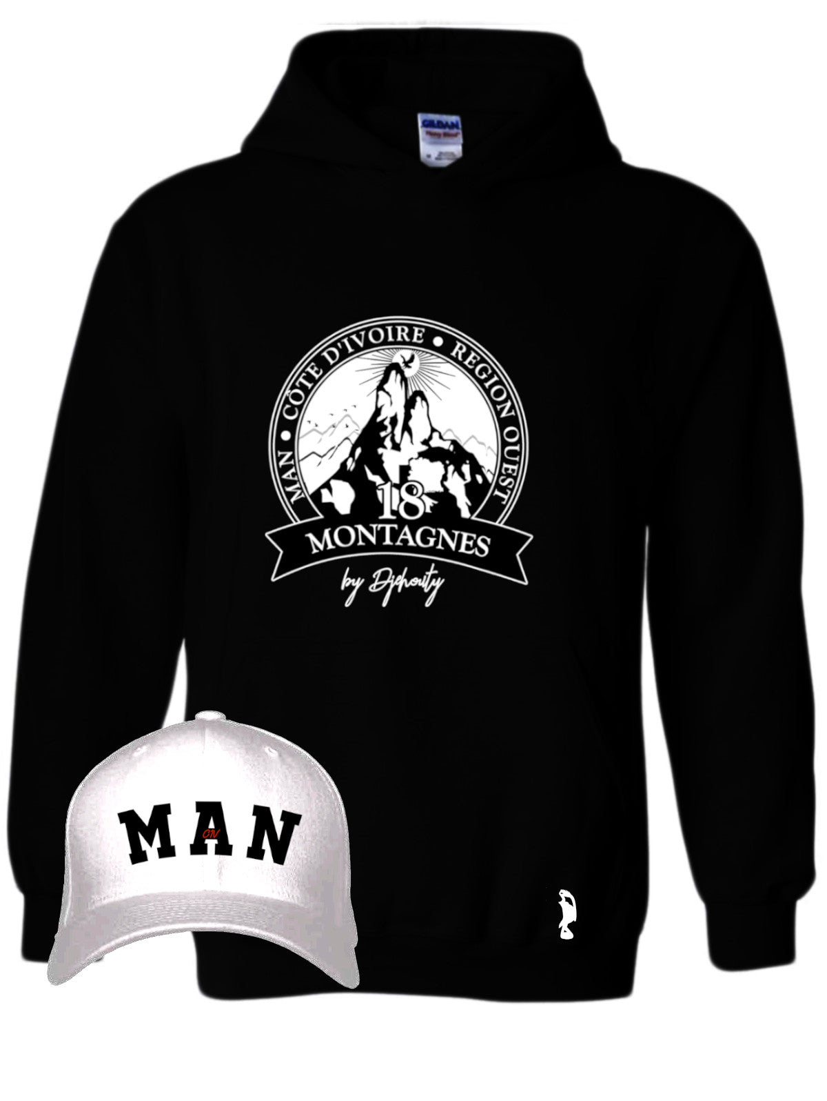 HOODIE DENT DE MAN 18 MONTAGNES