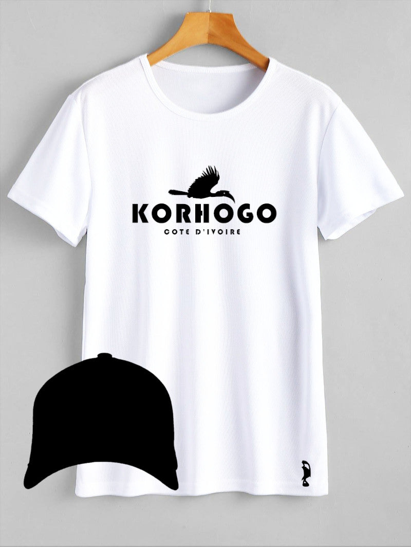 TSHIRT KORHOGO COTE D'IVOIRE CALAO VOLANT