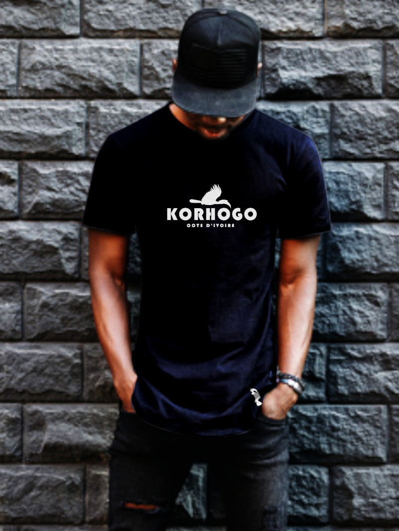 TSHIRT KORHOGO COTE D'IVOIRE CALAO VOLANT